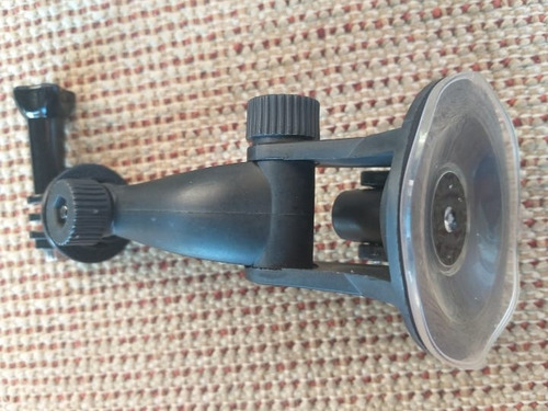 Suporte Sucção Ventosa Gopro + Bolsa Acessórios Nylon