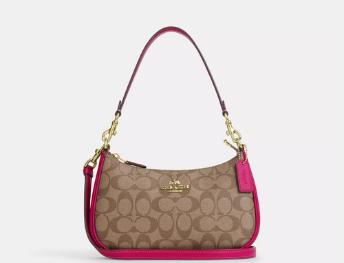 Bolsa Coach Teri Shoulder Bag In Signature Canvas