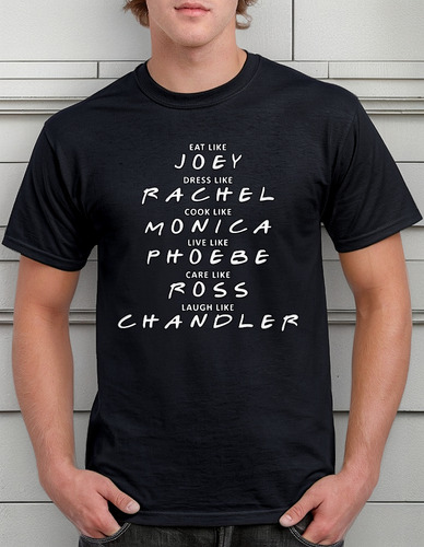 Playera - Friends Serie Joey Rachel Etc Adulto Dama O Niño