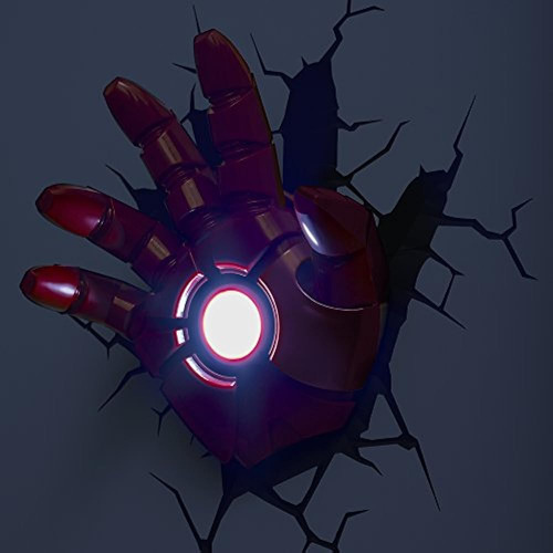 3dlightfx Marvel Avengers Iron Man Hand 3d Deco Light