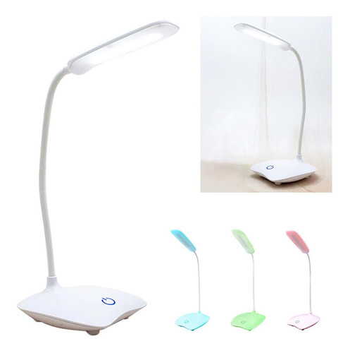 Lampara Usb Flexible Luz Led Mesa De Noche Recargable 