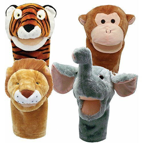 Get Ready Kids Bigmouth Juego De Marionetas De Zoo