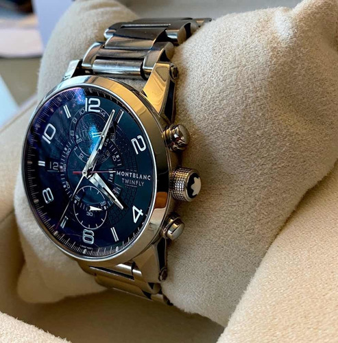 Montblanc Timewalker Twinfly Chronograph,43mm E 2 Pulseiras!
