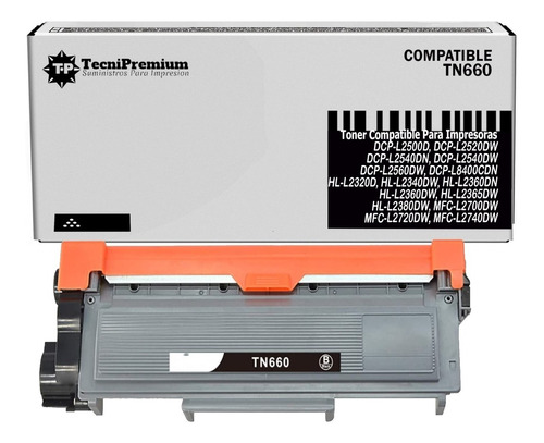 Toner Genérico Tn-660 | Impre Brother  Hl-l2300d L2380dw