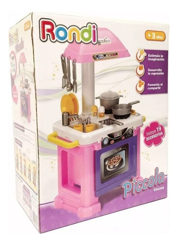 Imagen 5 de 7 de Set De Cocina Infatil Con Accesorios Rondi Piccola