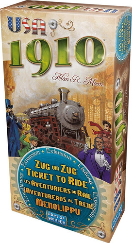 Aventureros Al Tren Usa 1910 - Juego De Mesa - Español