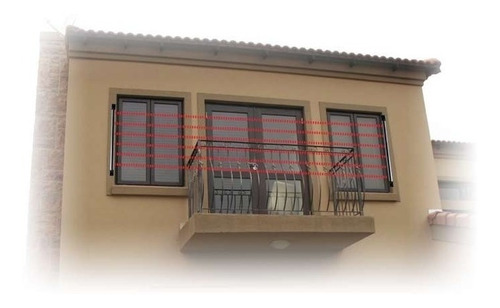 Barrera Infrarroja 155cm Exterior 8 Haces Hasta 100 Metros