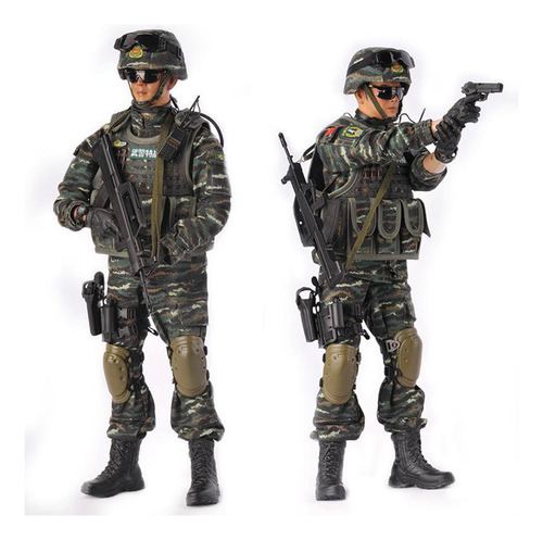 12 Masculino Modelo 1/6 Misión De Paz Uniforme Soldado