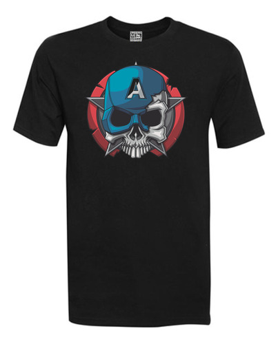 Polera Estampada - Capitan America - Marvel -superheroe -151