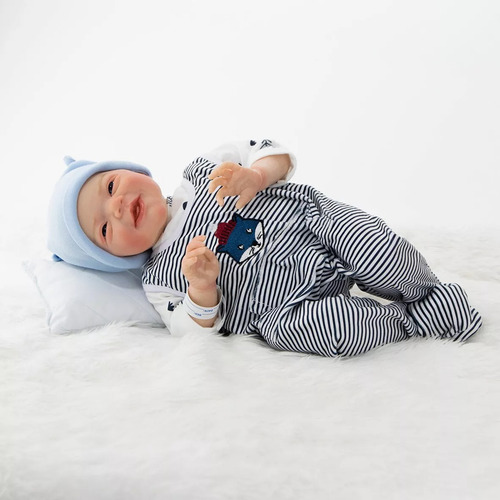 Muñeco Bebe Reborn Realista Hecho A Mano Piel 3d Charlie