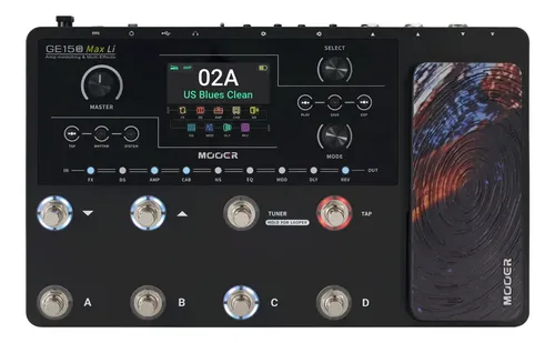 ギター Mooer GE150 Max Pedaleira Multiefeitos Mooer Ge150 Max Li P/ Guitarra C/ Ir