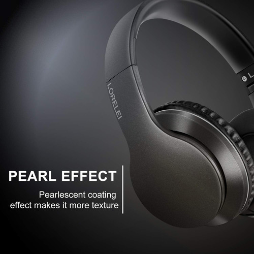 Auriculares Plegables Con Micrófono Bajos Estéreo Negros