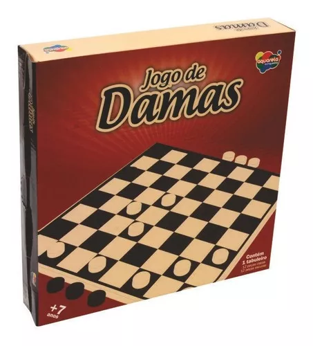 Jogo De Damas Madeira Divertido Adulto Família Infantil