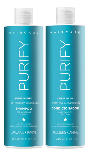  Shampoo+condicionador Jacques Janine Hair Care Purify 440ml