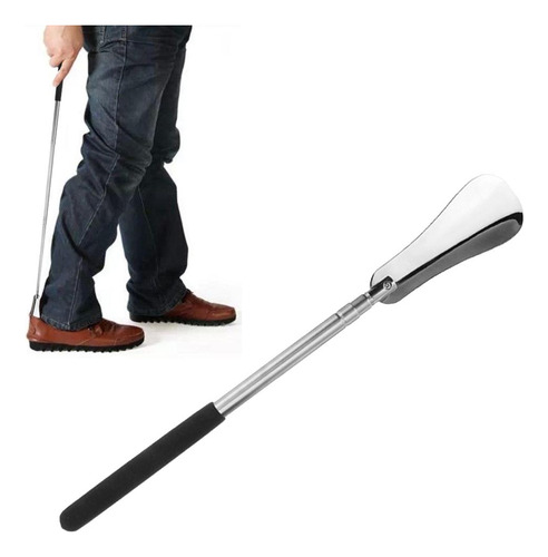 2 Cuerno De Zapato De Metal, Zapato De Mango Largo, 64cm/25
