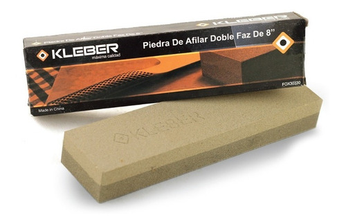 Piedra De Afilar Doble Faz De 8  Kleber Fox30330