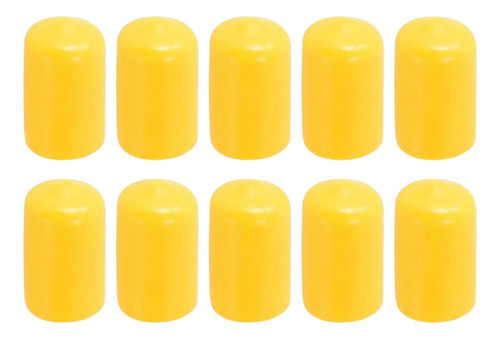 2 X 10x Cue Tip Cover Protector Snooker Accesorios Amarillo