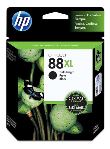 Cartucho De Tinta Hp 88xl C9396al - Preto 65,5ml