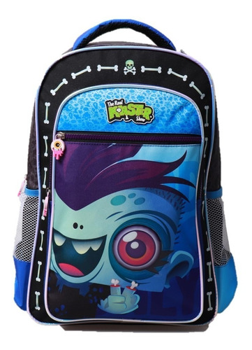 Mochila Niño Escolar The Real Monster Show Nuevas Original