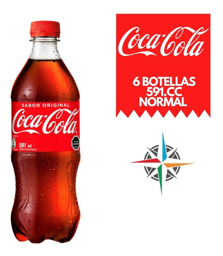 Coca Cola Normal Sixpack 591 Ml