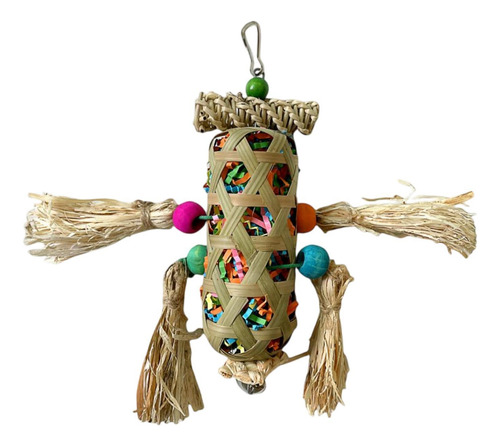 Juguete De Jaula Colgante Para Loros, Juguete Interactivo