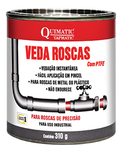 Veda Rosca Liquida Tapmatic Ma-1 310g Quimatic