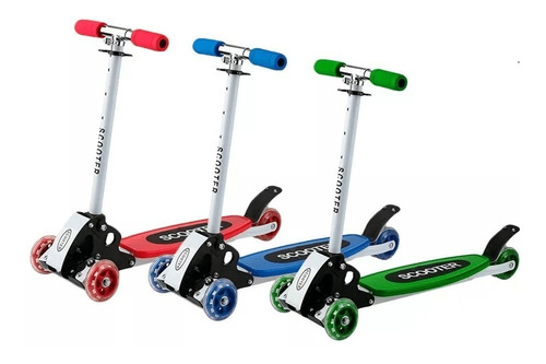 Monopatín Scooter Tripatin Ajustable Infantil Niños Niñas 