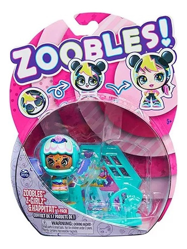 Boneca Zoobles Figura Z-girlz Mermarina Roll Pop Play- Sunny