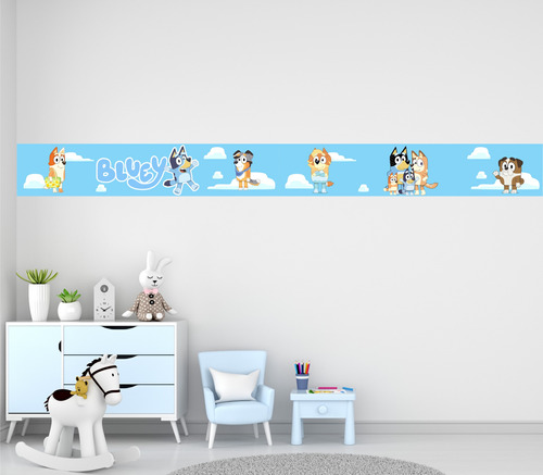 Guardas Autoadhesivas Infantiles Para Pared Bluey