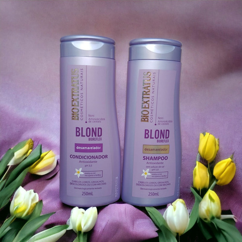 Kit 1 Shampoo 1 Cond. Desamarelador Blond Bioreflex 250 Ml