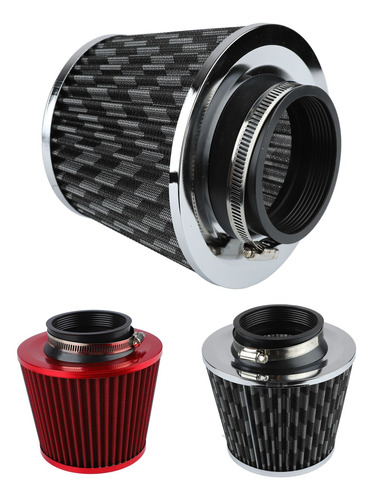 Filtro De Aire Alto Flujo Intake 76 Mm Universal Caliber