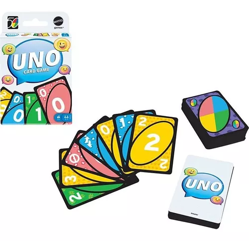 Jogo De Cartas, Mattel, Uno, Dos, Lata, GFY52, Multicolor 