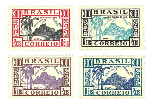 Série Completa Selo 95-98 Pedra Da Gávea Novo 1935