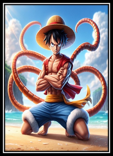 Cuadro Digital De Anime One Piece V3