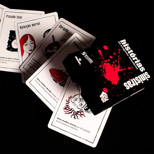 Imagem 2 de 6 de Jogo De Cartas: Histórias Sinistras (black Stories)