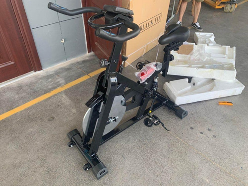 Bicicleta Spinning Profesional Volante De 30 Kg Yellow Fit