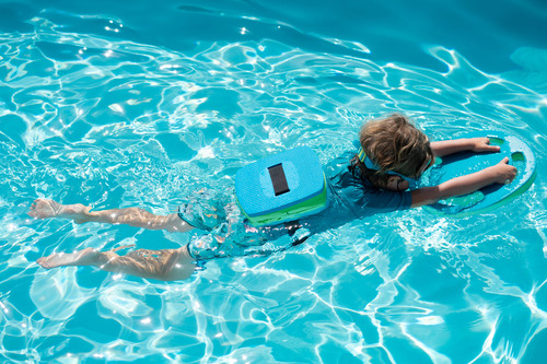 Tabla De Natación De Espuma Para Niños 15-30 kg Nabaiji Color Azul