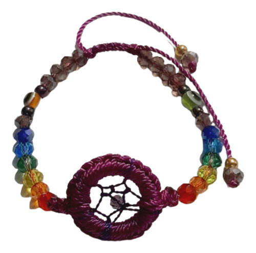 Pulsera Atrapasueños Con 7 Chakras - Equilibrio Y Proteccion