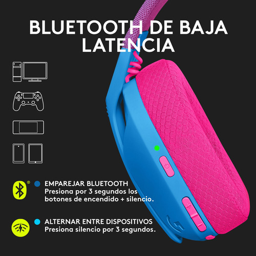 Audífonos Gamer Inalámbricos Logitech Lightspeed 981-001061