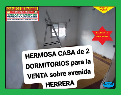 Ref 1567) V Oportunidad De Inversión Hermosa Casa Sobre Avenida Herrera Casi Rincon Es De 2 Dormitorios Buen Fondo Para Venta Esta La Posibilidad De Tomar Otra Propiedad Como Parte De Pago En San José
