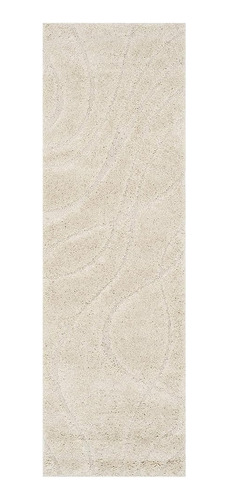 Safavieh Florida Shag Collection Runner Rug - 2'3  X 7', Cre