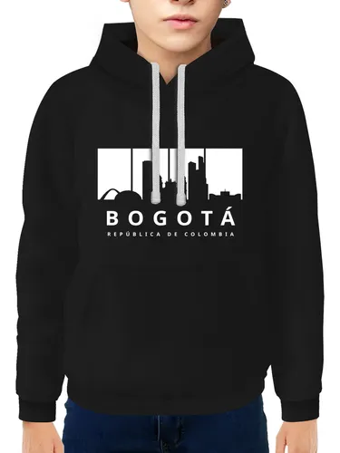 Hoodie Buso Buzo Ciudad Colombiana Colombia Bogotá Silueta