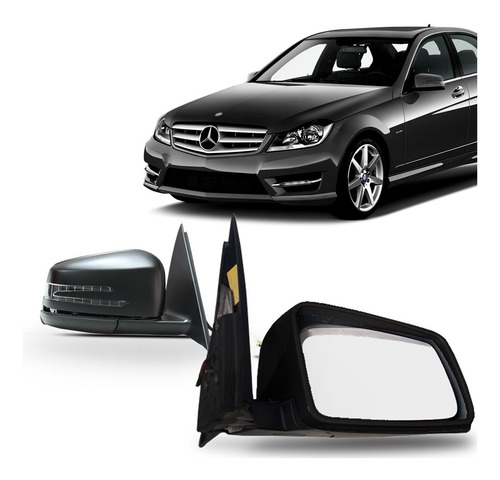 Retrovisor Mercedes C 180 C 200 C 250 11 12 13 14 Eletrico