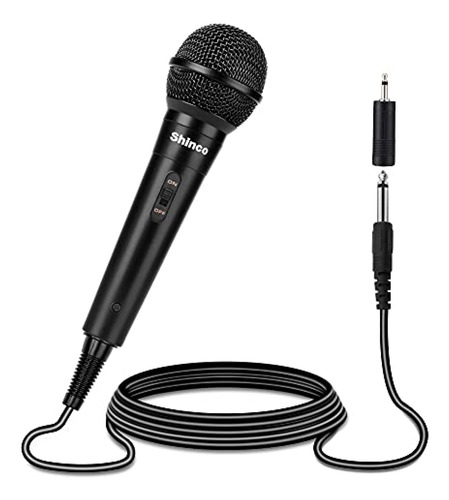 Microfono  Shinco Micrófono De Mano Con Cable, Micrófono Voc