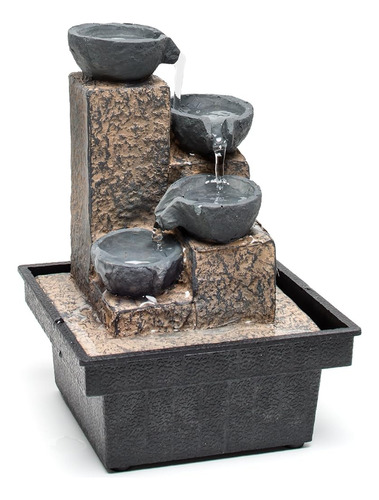 Relaxus Decor Desk Mini Water Basket Fountain - Fuente De Ag