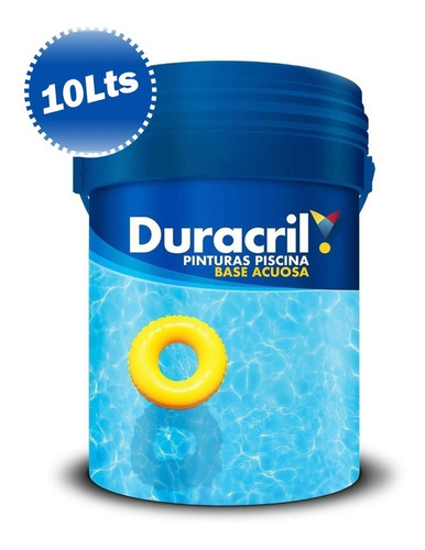 Membrana Piscina Pileta Cemento X 10 Lts Pintura Duracril   