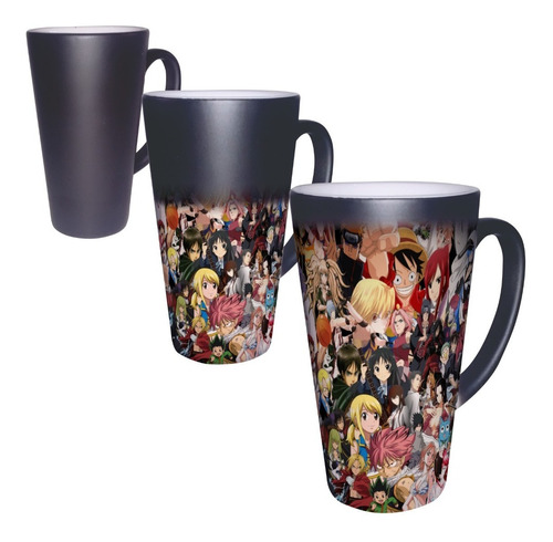 Taza Mágica Grande Elige Tu Anime Manga Personalizada 17 Oz