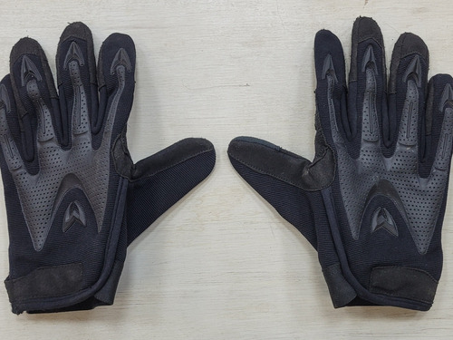 Guantes Motorman Tácticos Cuero Sintético Talle M