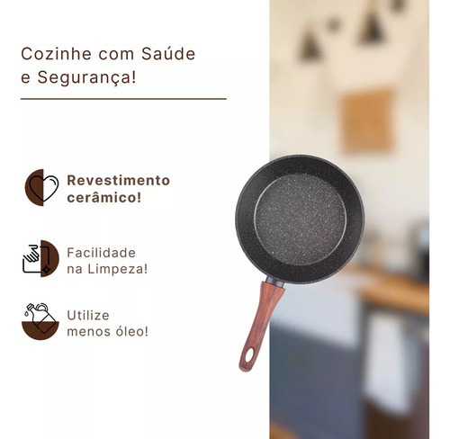 Jogo De Panelas Brinox Sirius 6pcs Cerâmico Indução 4mm