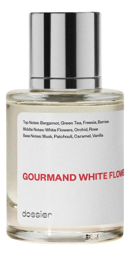 Perfume Dossier Gourmand White Flowers Concentrado 50ml